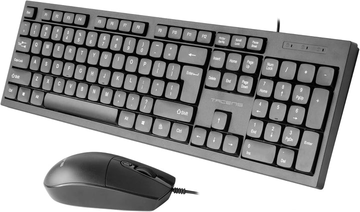 Tacens Anima ACP02, PC-Combo, Kompakte Full-Format-Tastatur mit Multimediatasten und Copilot AI Smar