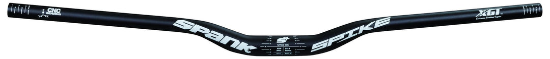 Spank Spike 800 Race bar, XGT, 31.8 mm, shotpeen Lenker, Black, 50 mm Schwarz 50 mm, Schwarz 50 mm