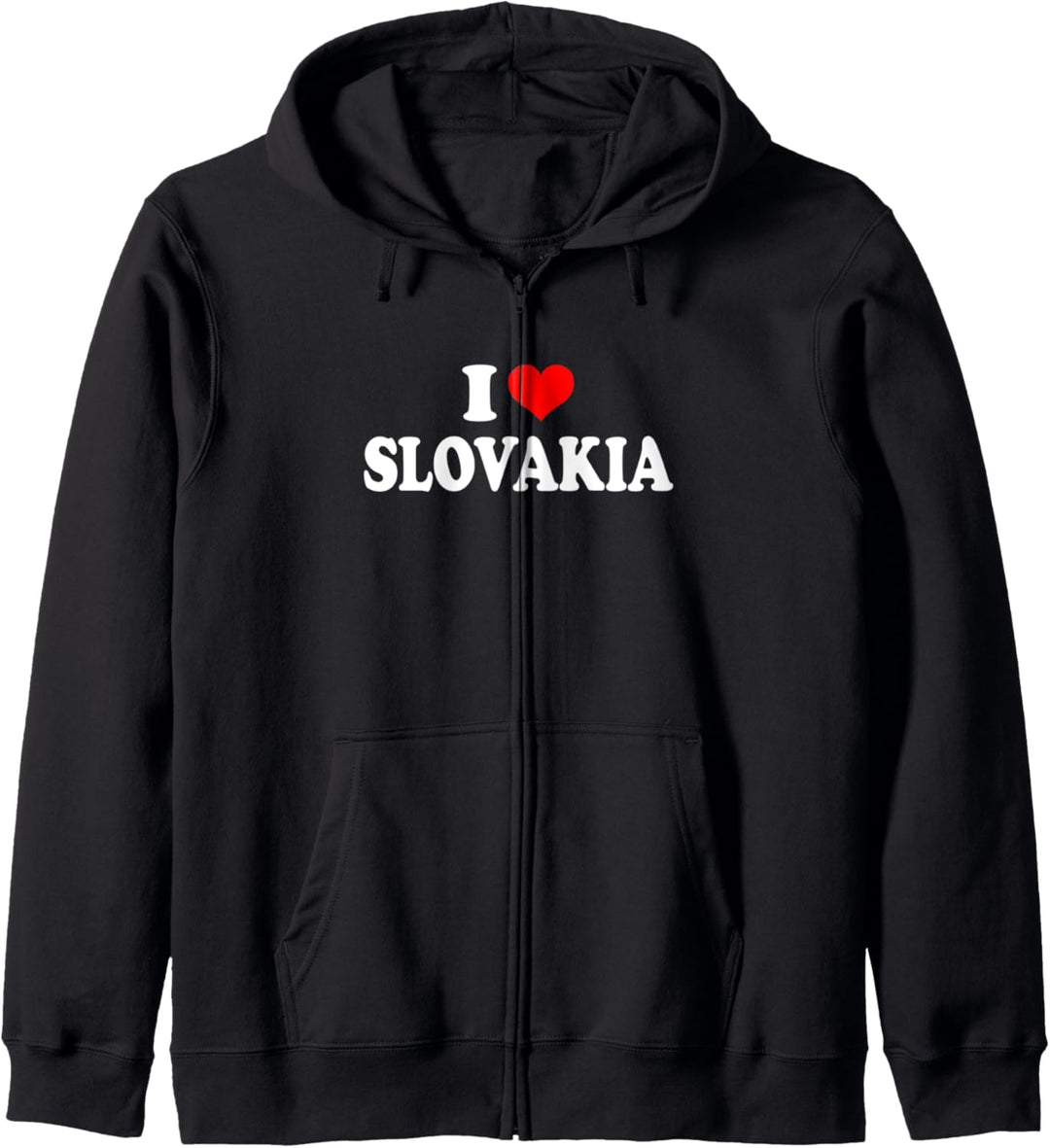 Ich liebe die Slowakei Kapuzenjacke