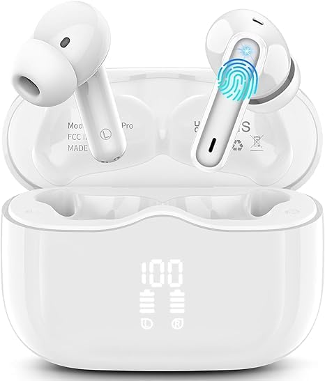 Bluetooth Kopfhörer, 2026 Kopfhörer Kabellos Bluetooth 5.4 mit 4 ENC Noise Cancelling Mics, Tiefer B