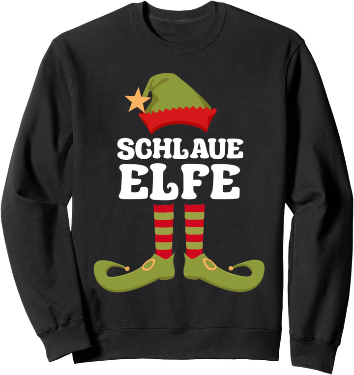 Schlaue Elfe Weihnachtself Weihnachten Sweatshirt