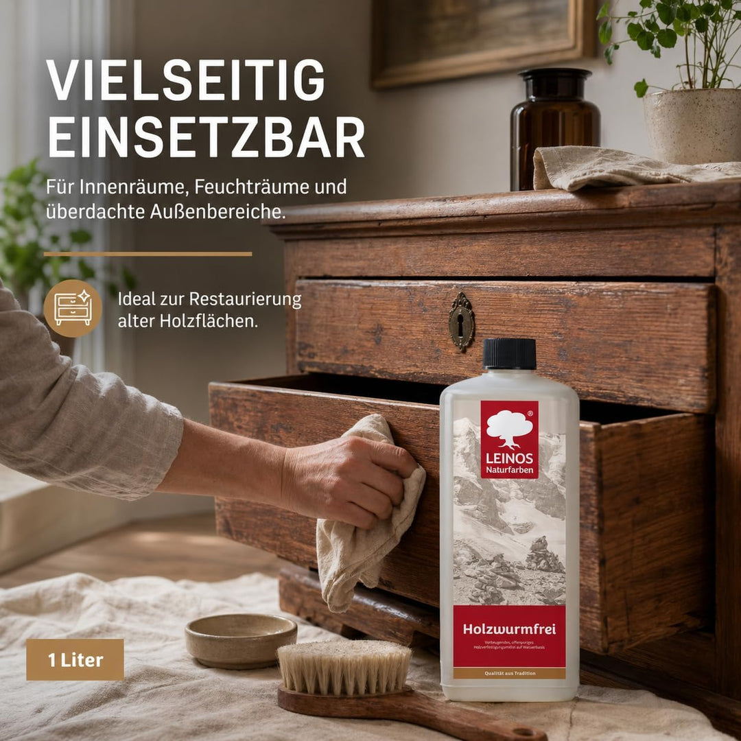 Leinos 130 Holzwurm-Frei 1 l, 1 l