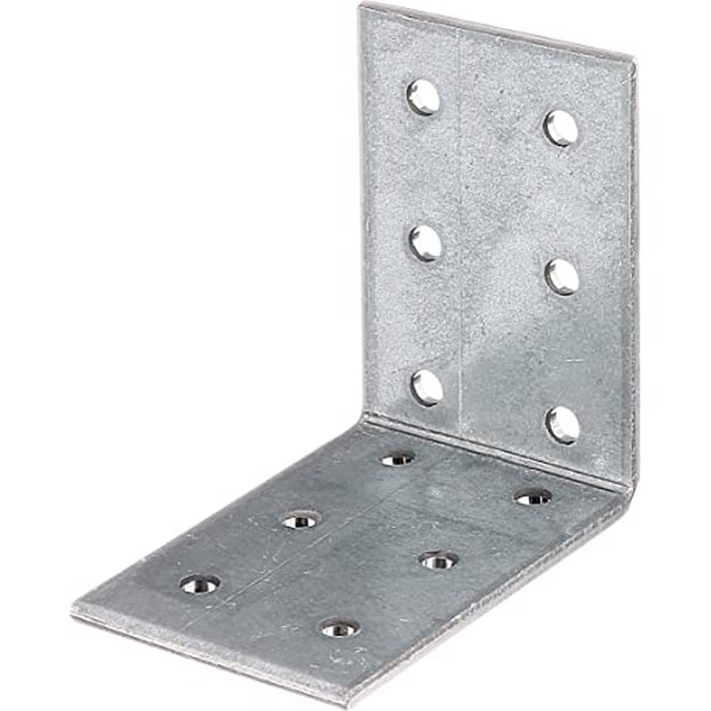 Alberts 846725 Lochplattenwinkel | sendzimirverzinkt | 60 x 60 x 40 mm | 50er Set 60 x 60 x 40 mm /