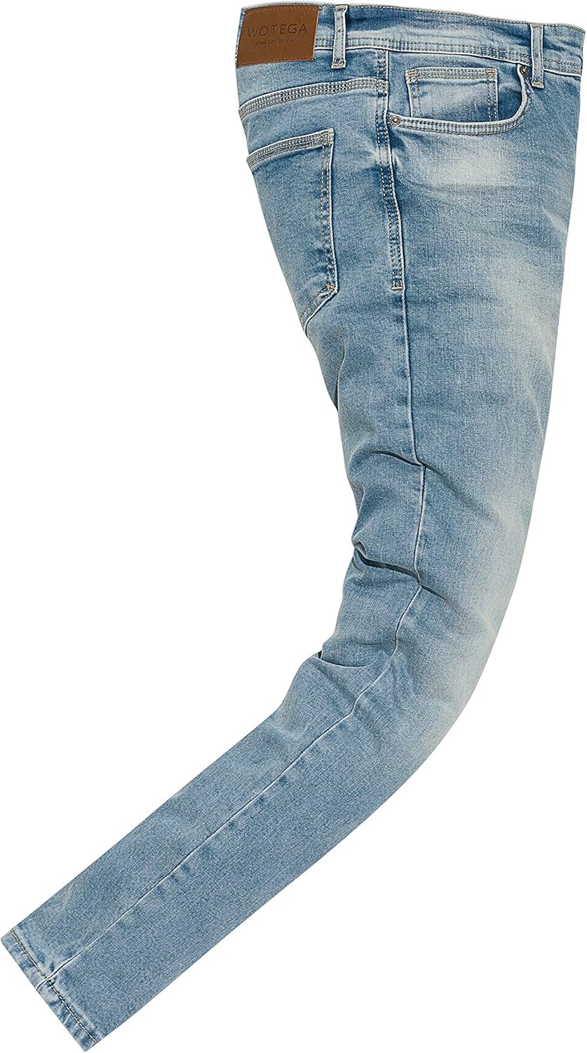WOTEGA Herren Jeans Alistar Slim Fit 29W / 34L Blau (Flint Stone 183916), 29W / 34L Blau (Flint Ston