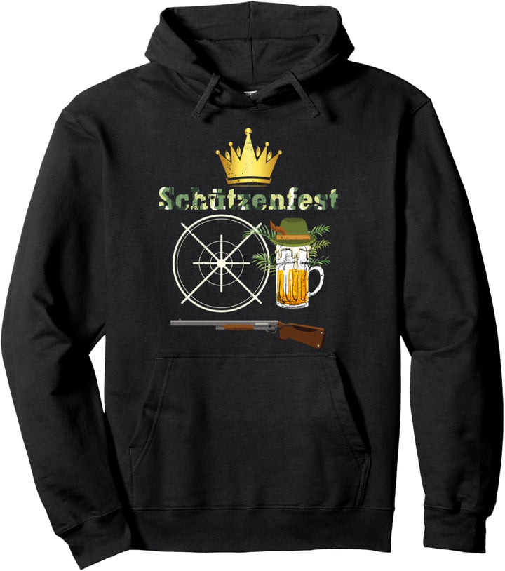 Schiessen Bier Schützenfest Pullover Hoodie