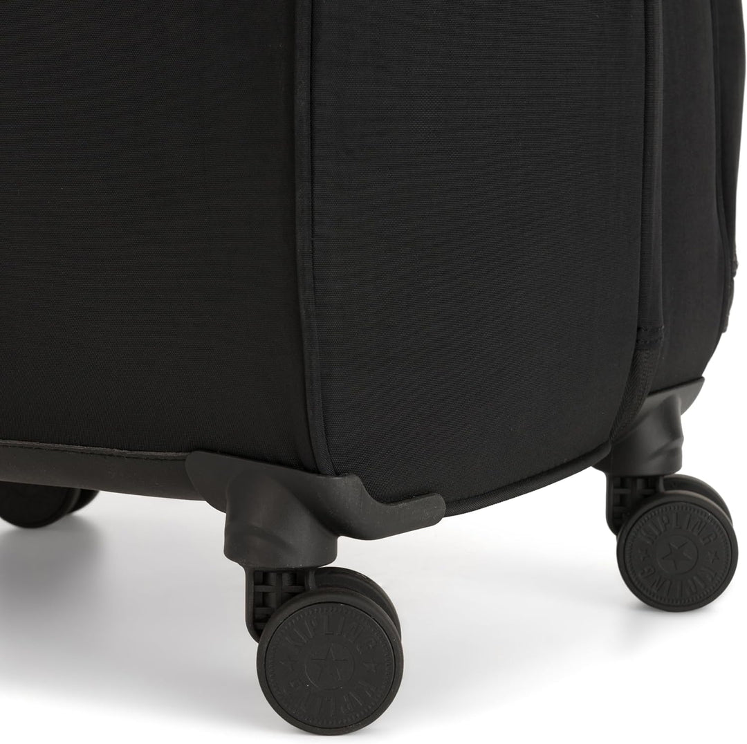 Kipling Spontaneous LRollen-Koffer 360° mit Elastische Träger Black Noir, Black Noir