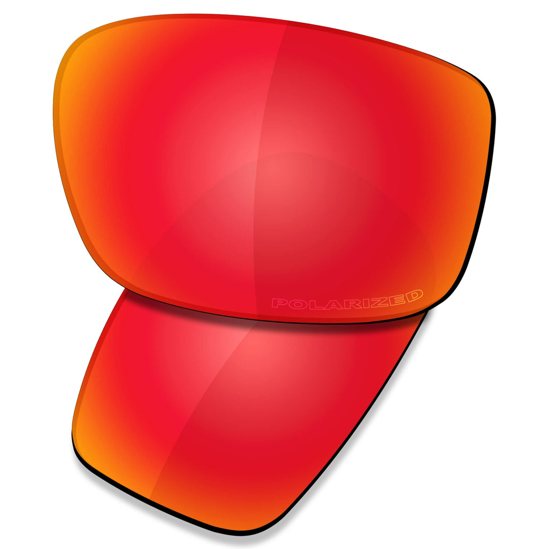 Saucer Premium Ersatzgläser für Oakley Straightlink OO9331 Sonnenbrille High Definition - Feuerrot P