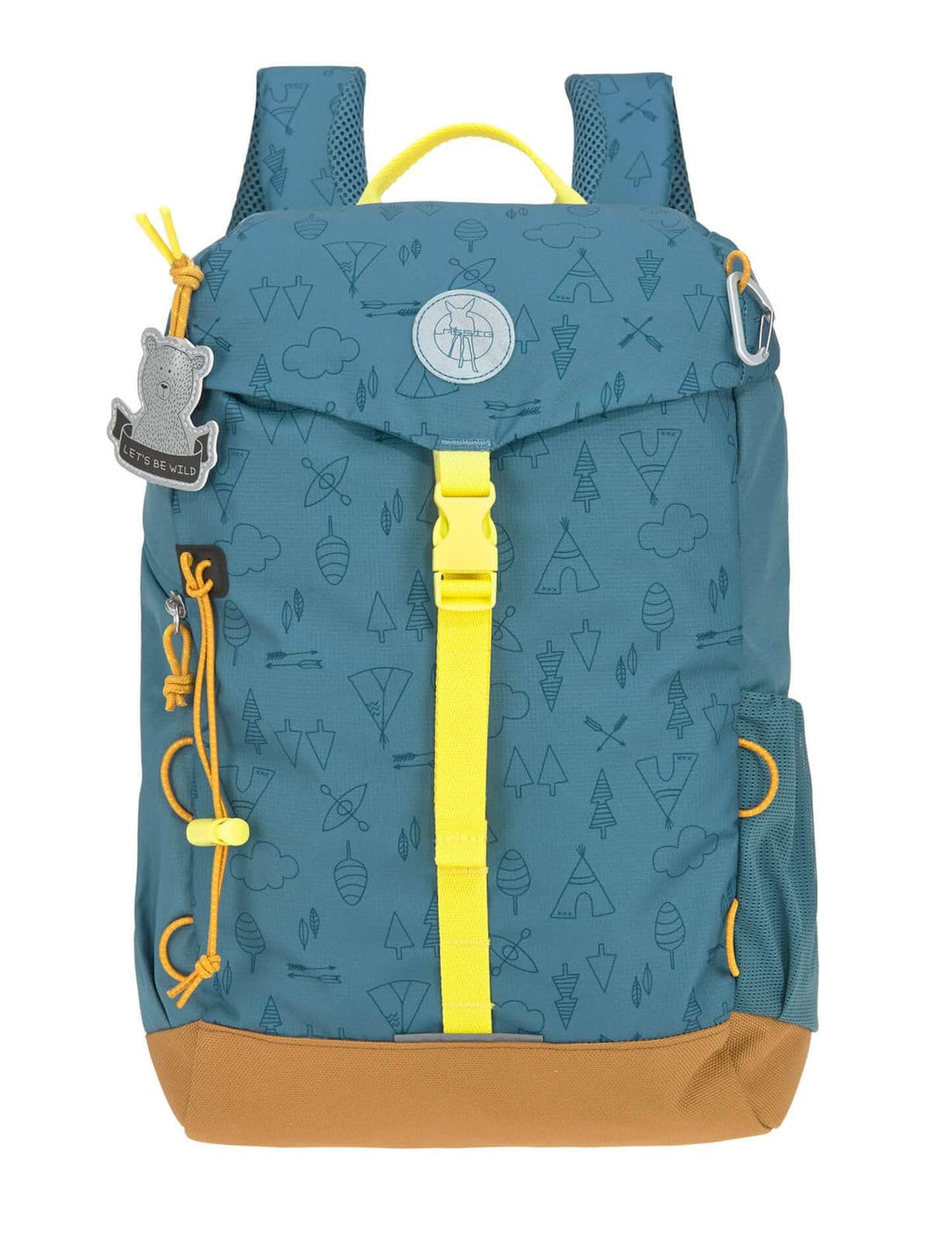 LÄSSIG Kinder Wanderrucksack Kinderrucksack mit Brustgurt gepolsterte Schultergurte wasserabweisend,