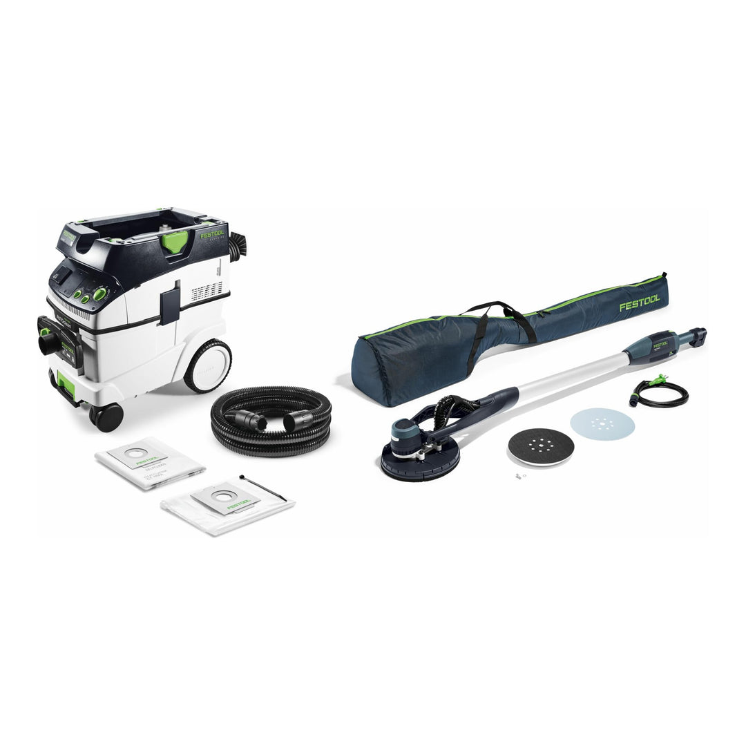 Festool Langhalsschleifer LHS-E 225/CTL36-Set PLANEX (mit Schleifteller, Transporttasche, Absaugmobi