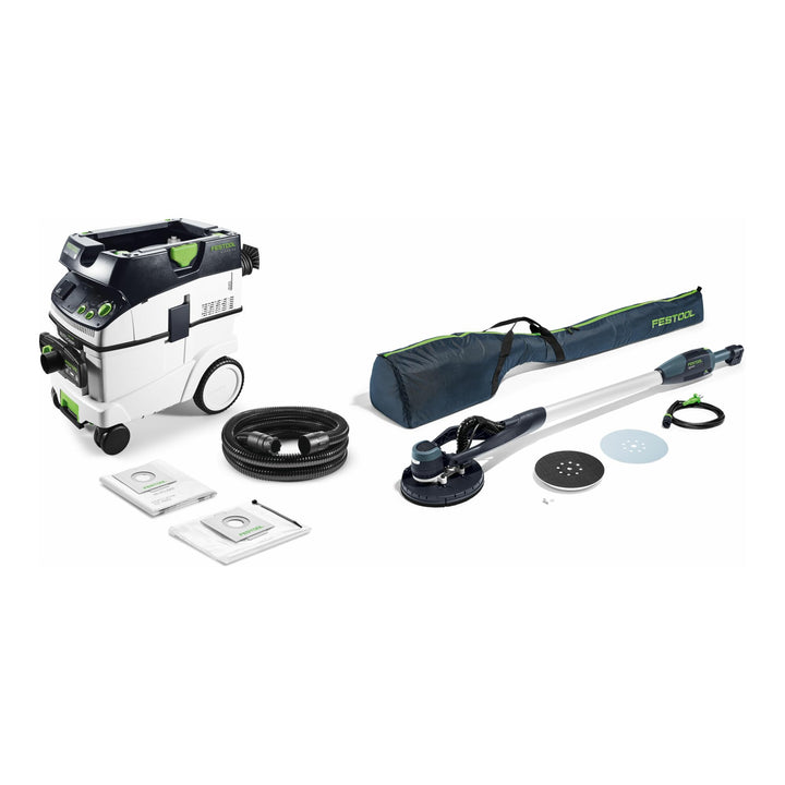 Festool Langhalsschleifer LHS-E 225/CTL36-Set PLANEX (mit Schleifteller, Transporttasche, Absaugmobi