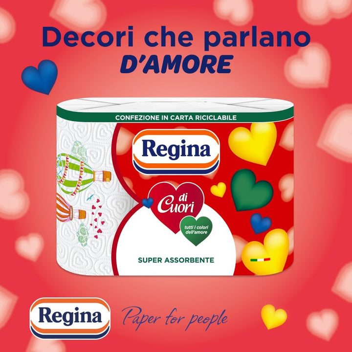 Regina di Cuori Küchenpapier, 30 Rollen 30 stück (1er Pack), 30 stück (1er Pack)