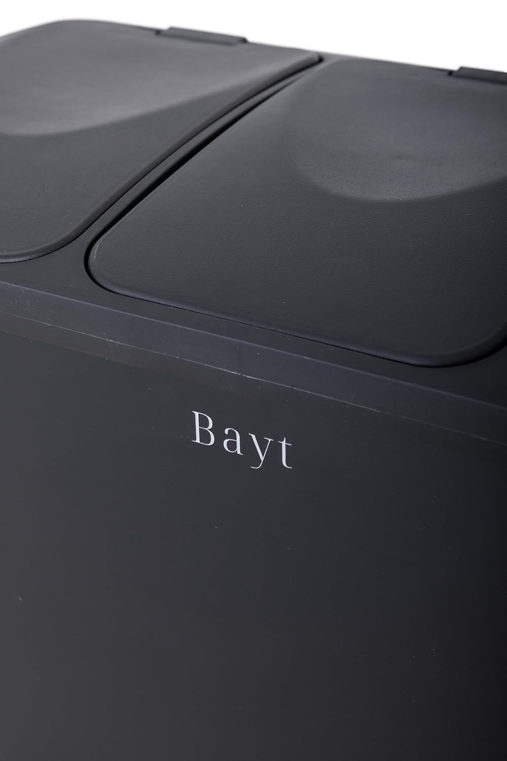 Bayt Mülleimer 60L (3x20L) – Mülltrennsystem 3 Fächer für die Küche – XXL Treteimer aus Edelstahl (R