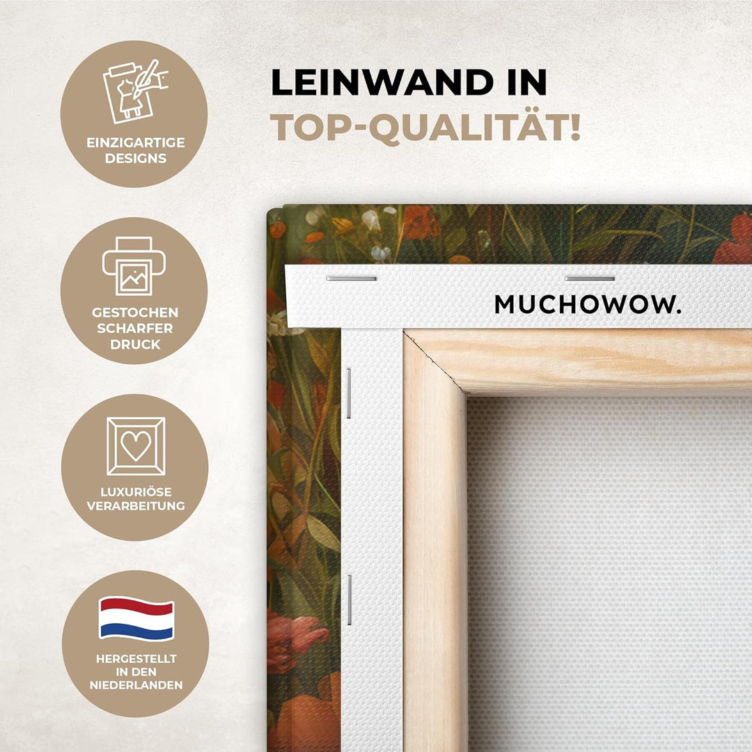 MuchoWow© Leinwandbild 70x50 cm Dekoration Wohnzimmer Bilder Pictures Wall Decoration Living Room Wo