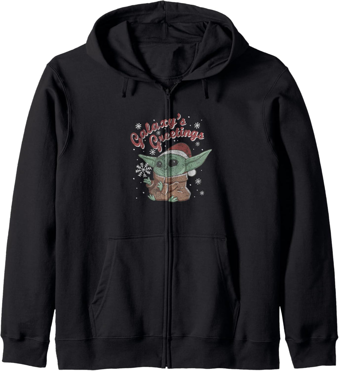 Star Wars The Mandalorian Child Holiday Greetings Kapuzenjacke