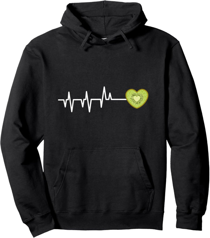 Kiwi Herzschlag Pullover Hoodie