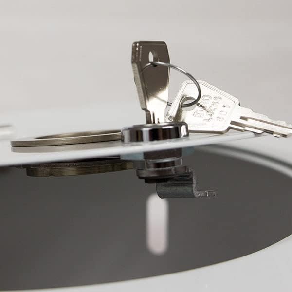 Wäscheschacht-Einwurftür Klappe Deckel SUPERIOR S (Weiss) Ø 250 mm