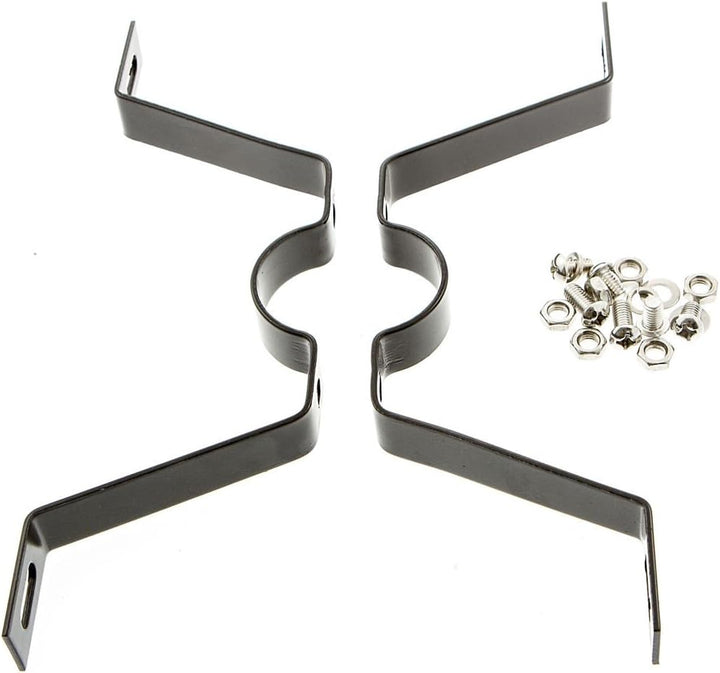 Sterling MB23BK Mississippi Briefkastenständer aus Stahl, Schwarz, Large Schwarz US Stand, Schwarz U