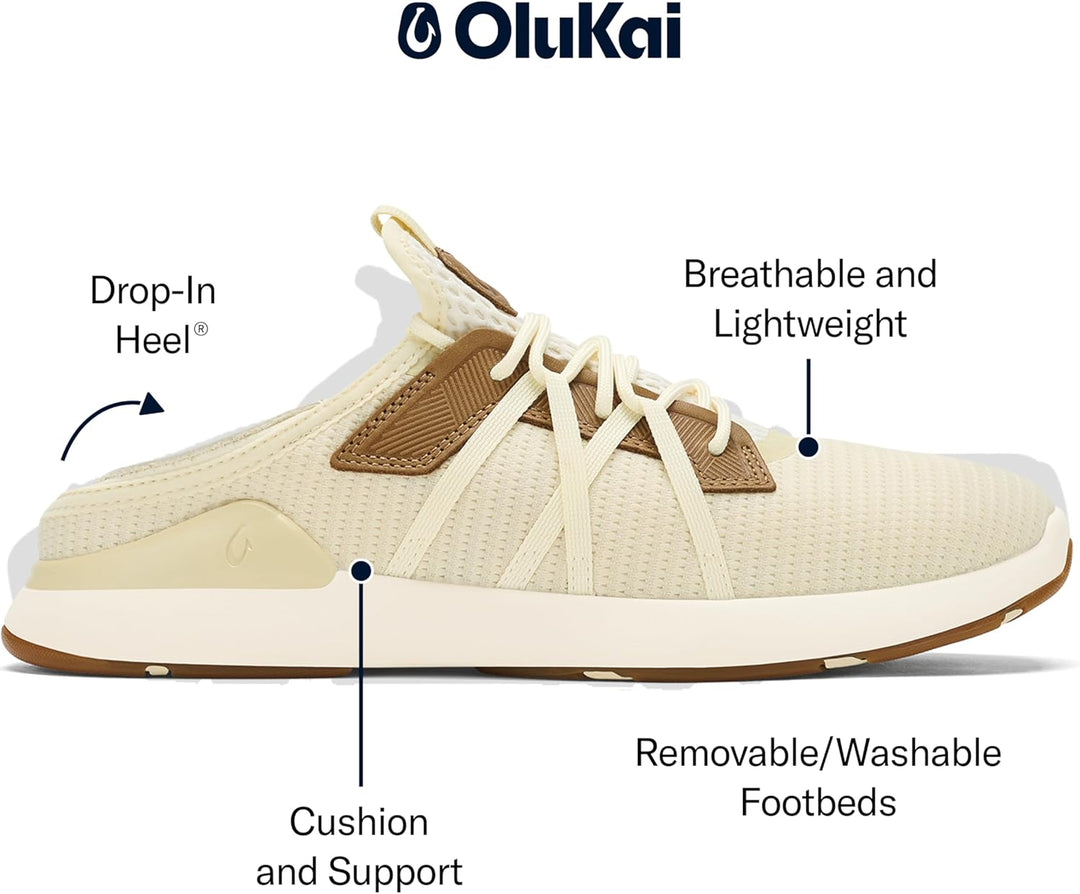 OluKai Mio Li Herren-Sportschuhe, vielseitiger und lässiger Sneaker, atmungsaktives und bequemes Net