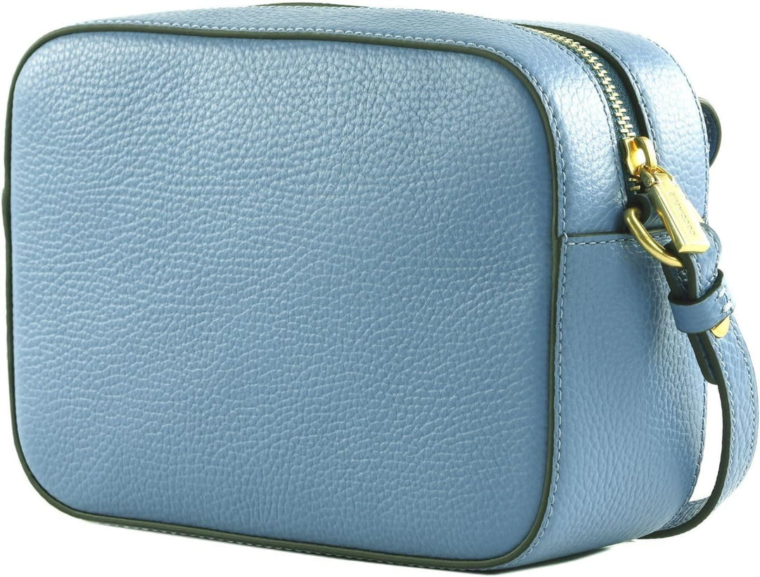 Coccinelle Leder Umhängetasche Beat Soft Camera Bag Azul Einheitsgrösse, Azul Einheitsgrösse