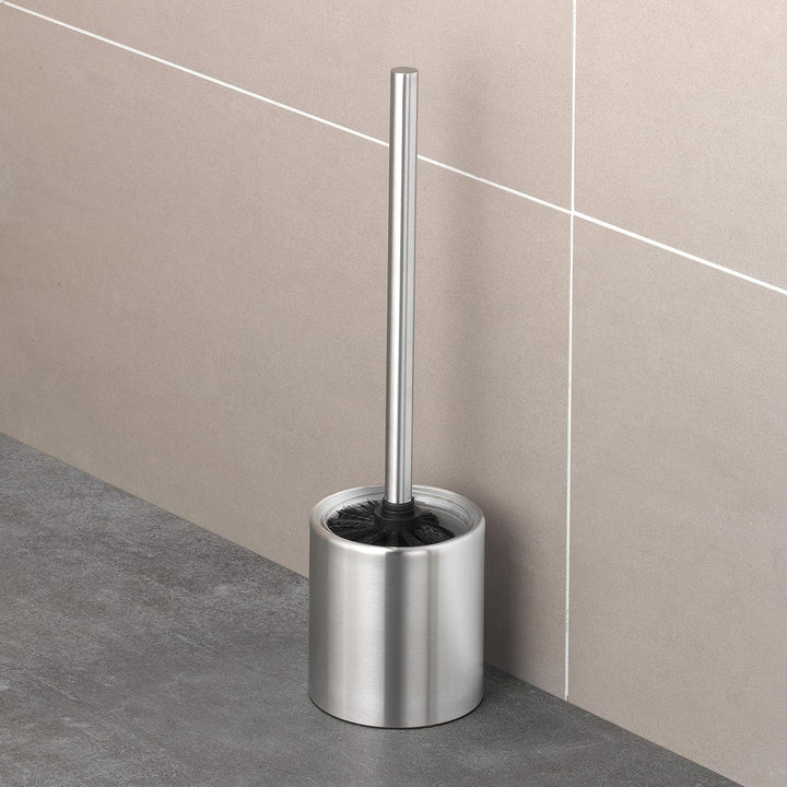 AMARE WC-Bürste, Silber, Edelstahlvase-Zylinder Edelstahl WC Bürste Zylinder, Edelstahl WC Bürste Zy