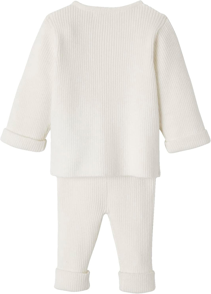 Vertbaudet Baby-Set: Jäckchen &amp; Hose, Strick weiss 71 71 Weiss, 71 Weiss