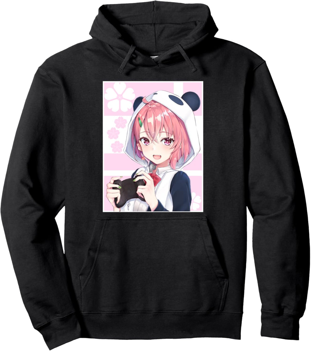Anime Girl Japanische Ästhetik Anime Otaku Pullover Hoodie