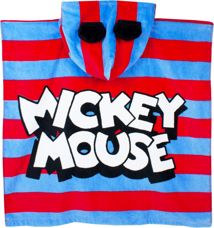Disney Mickey Mouse Unisex Poncho Badetuch Kinder Mädchen Jungen