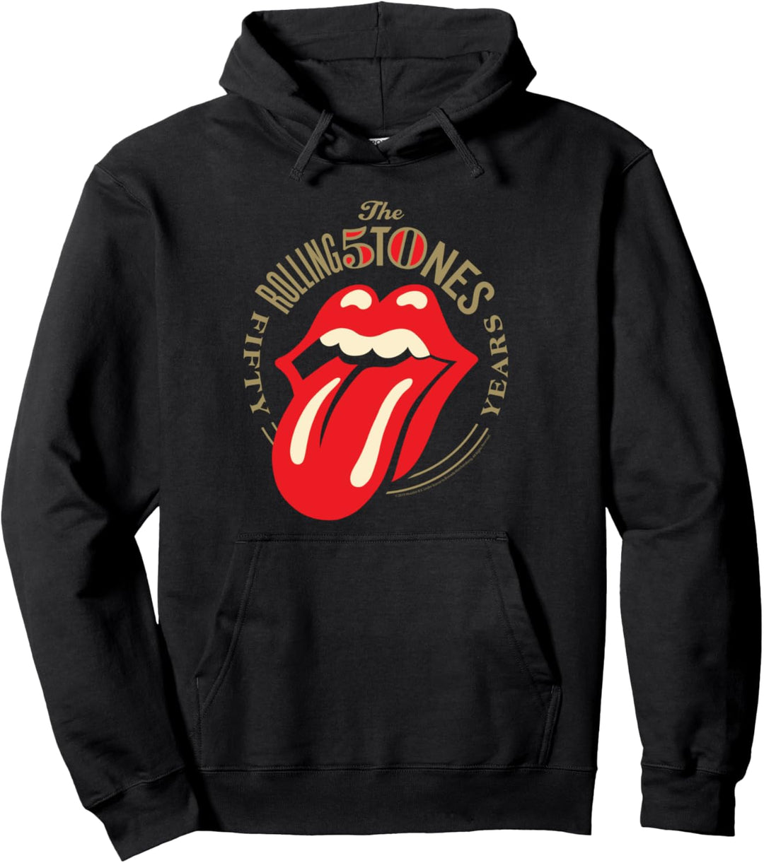 Rolling Stones Offizielles 50th Logo Pullover Hoodie