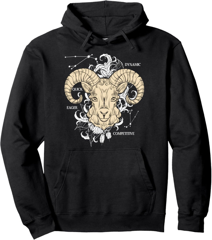 Sternzeichen Steinbock Pullover Hoodie