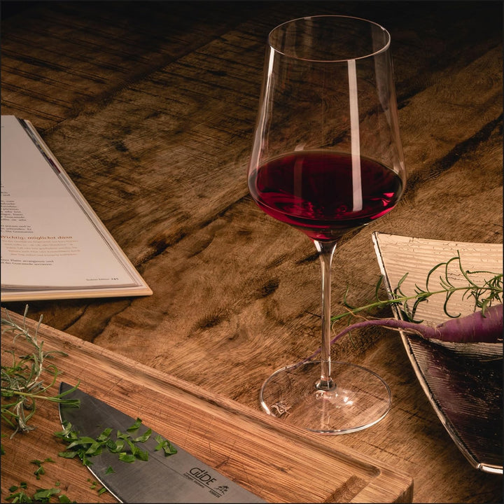 Eisch Sky Bordeaux Sensis Plus bleifreies Kristallweinglas, 2 Stück, 620 ml Bordeaux, 2er-Set, Borde