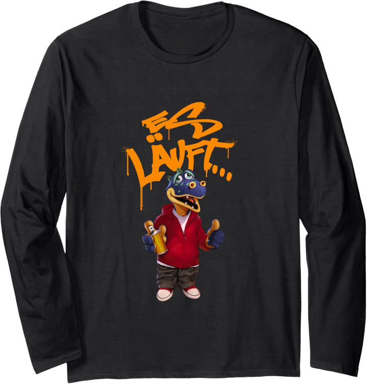 Es Läuft - Emil der Drache Langarmshirt