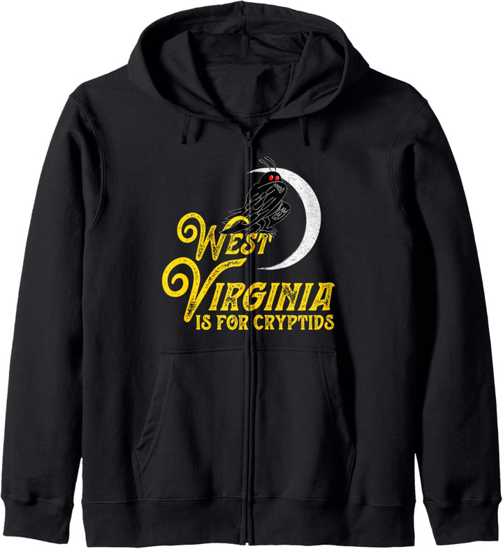 West Virginia ist für Cryptids Mothman Design Kapuzenjacke