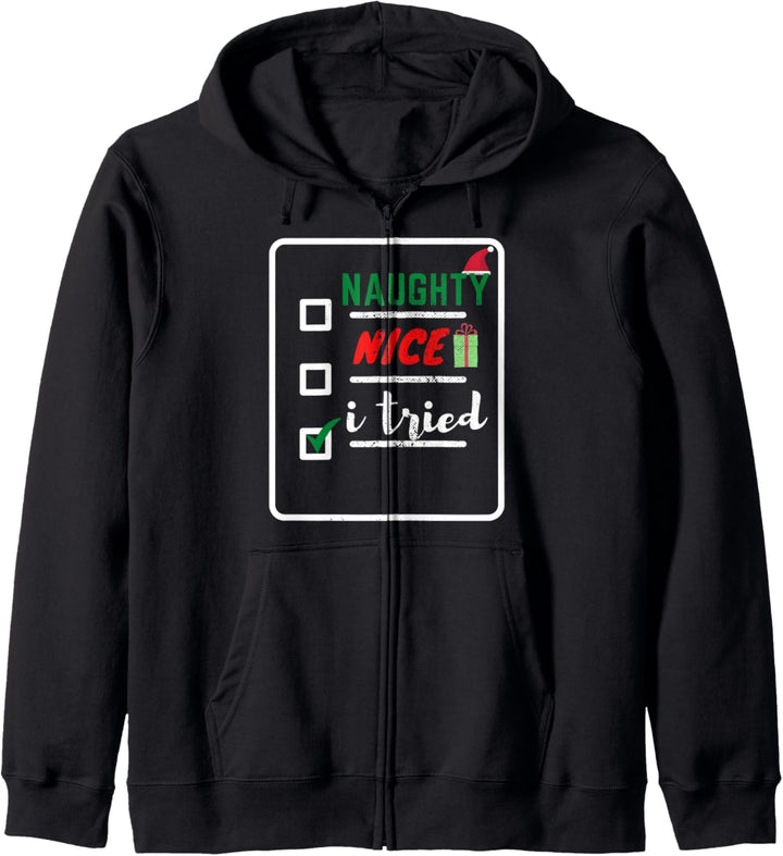 Frohe Weihnachten Checkliste Design Weihnachten Kapuzenjacke