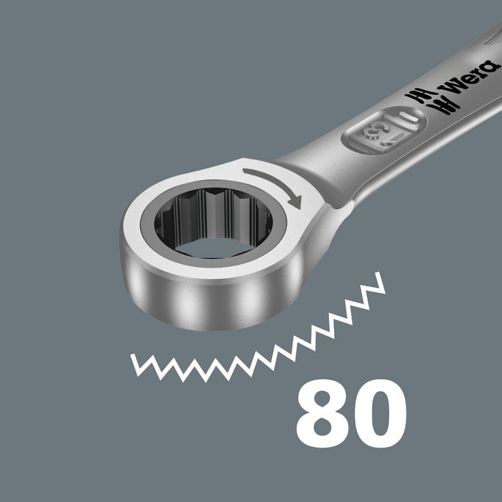 Wera Joker Switch Maul-Ringratschen-Schlüssel, zöllig, umschaltbar, 3/4 Zoll x 246 mm, Gelb, 0502008
