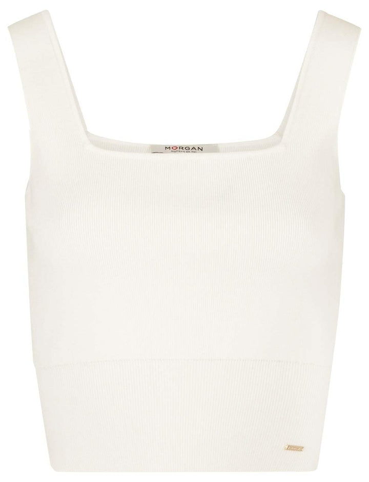 Morgan Tanktop-Pullover mit breiten Trägern M Cremefarben, M Cremefarben