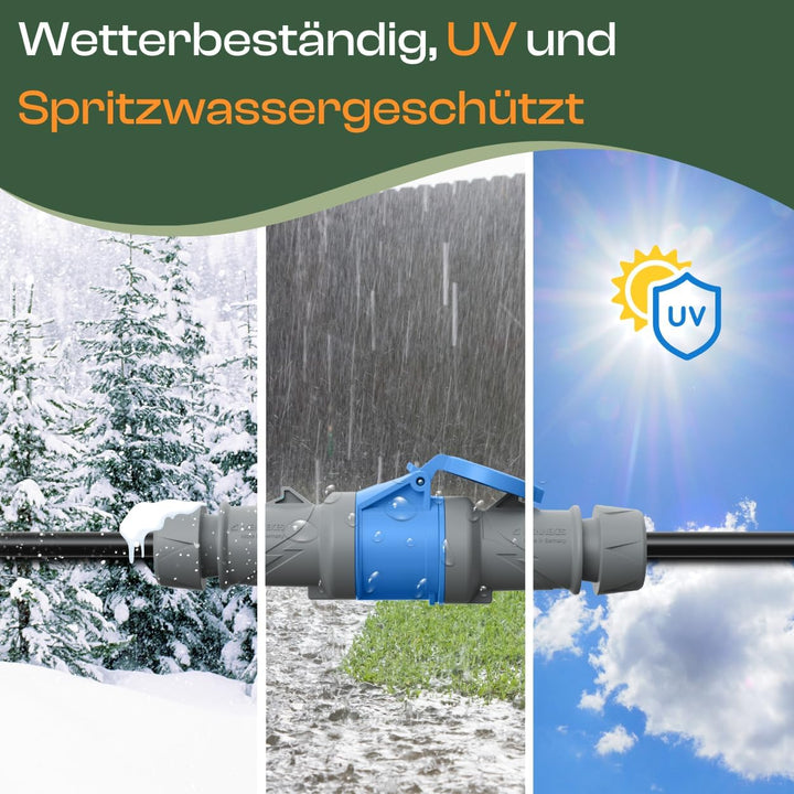 netbote24 CEE Verlängerungskabel Camping Caravan Boot Campingkabel gemäss DIN Norm VDE Bestimmung Gu