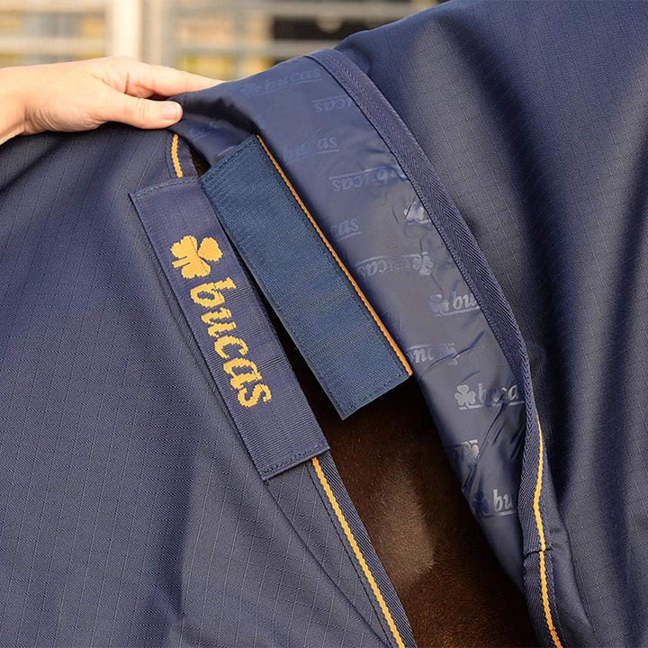 Bucas Irish Combi Neck, Navy Gold, Halsteil, S