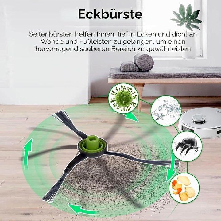 (15 Stück) Ersatzteile für ECOVACS DEEBOT DEEBOT X1 Omni X1 PRO Omni X1 Omni T10 Omni Zubehör-Kit, 1