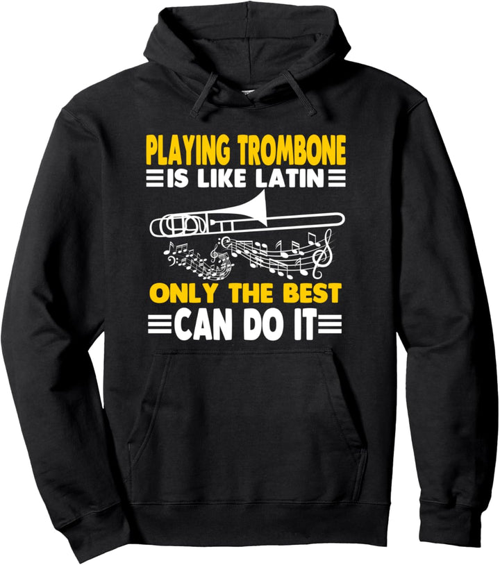Posaune Posaune Orchester Musikinstrument Pullover Hoodie