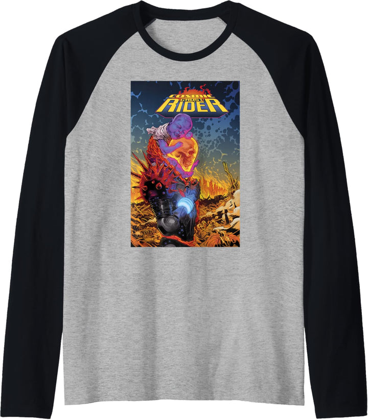 Marvel Cosmic Ghost Rider Comic Cover Raglan