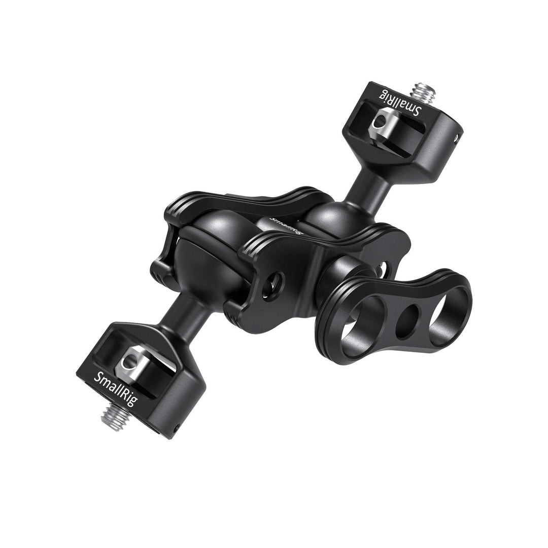 SmallRig Articulating Arm mit doppeltem Kugelkopf von 360° einstellbarem Drehung und mit 1/4 "Schrau