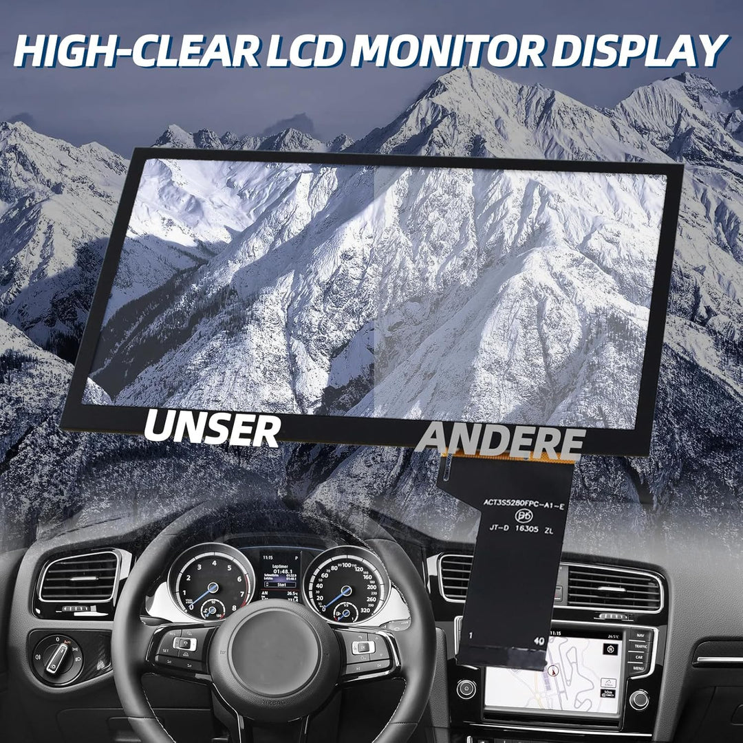 Auto Touchscreen Glas LCD Display Digitizer Ersatz für VW Golf 7, Passat B6, Tiguan 5N, T6, Scirocco