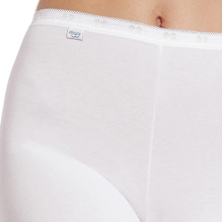 Sloggi Damen Basic Long Taillenslip 50 Weiss, 50 Weiss
