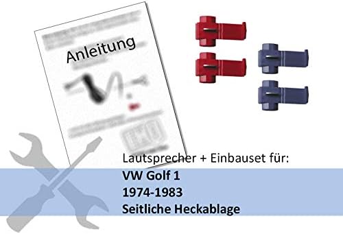 EHO JBL STAGE3 6427 Lautsprecher 210W 4x6 2 Wege Koax passend für VW Golf 1
