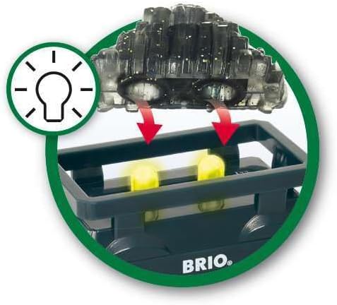 BRIO 33896 Goldwaggon mit Licht