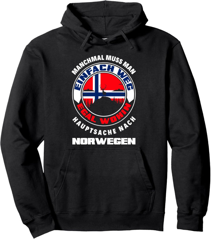 Norwegen Reise Urlaub Norweger Spruch Lustiges Norwegen Pullover Hoodie
