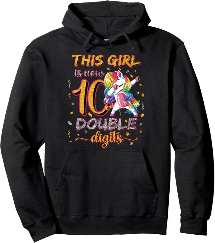 Dieses Mädchen ist jetzt 10 Zweistellig 10. Geburtstag Pullover Hoodie