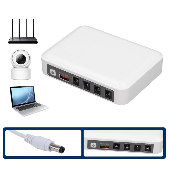 Mini -Ups, Router Unterbrechungsfreier Stromversorgung Kompaktes Notfallleistung für Router, Modem,
