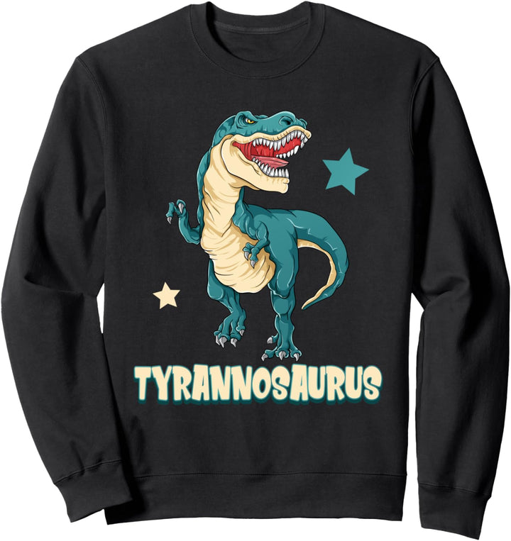 Tyrannosaurus Dinosaurier Saurier Sammlung Jungen T-Rex Dino Sweatshirt