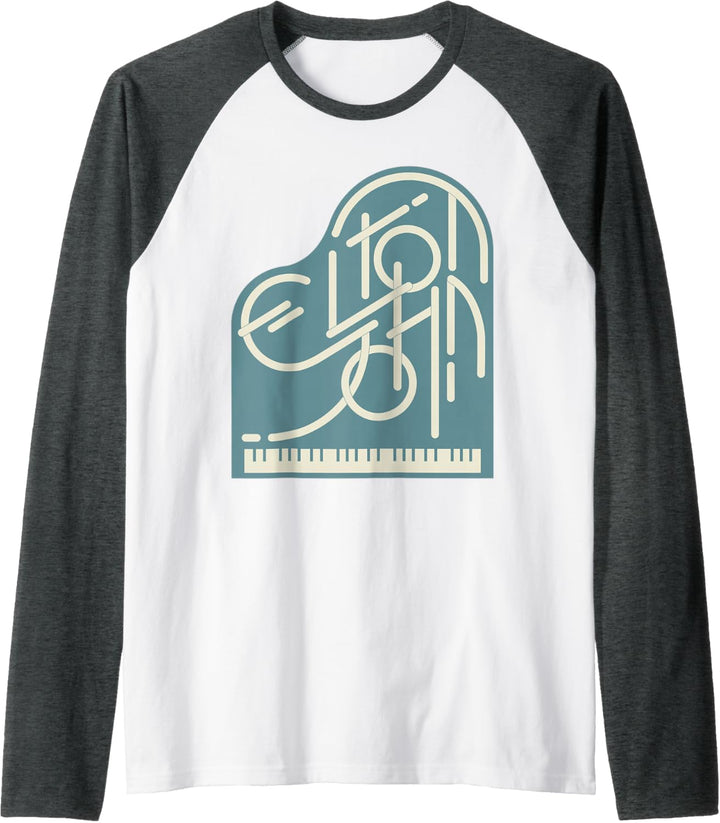 Offizielles Klavier-Logo von Elton John Raglan